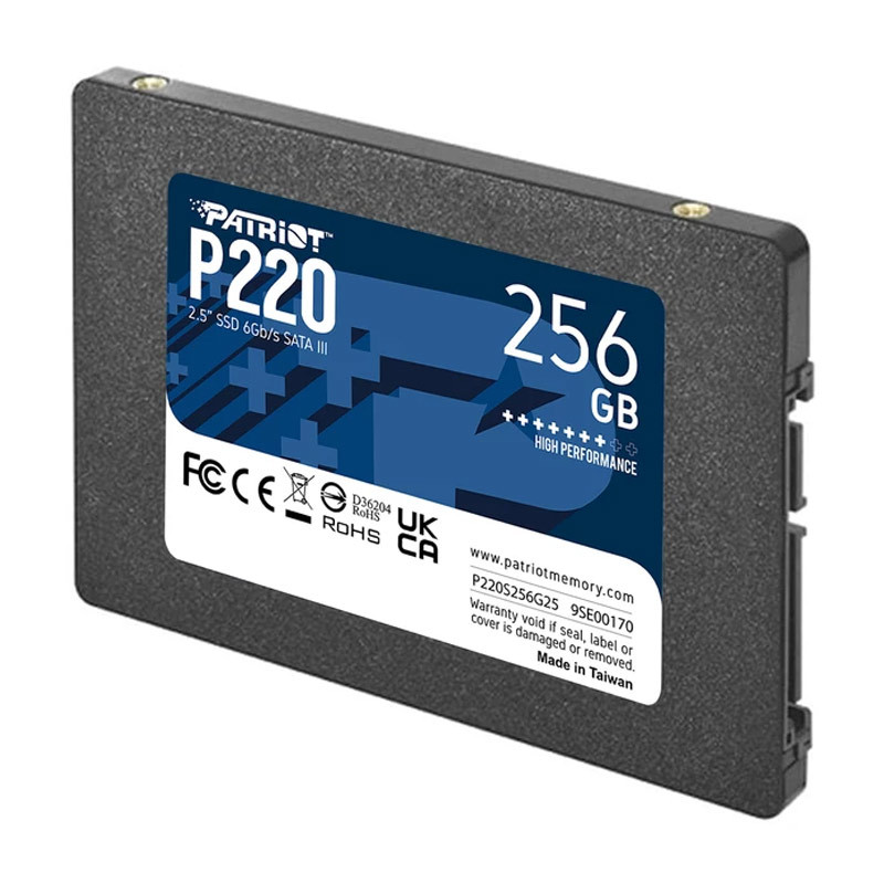 حافظه SSD اینترنال پاتریوت مدل P220 ظرفیت 256 گیگابایت