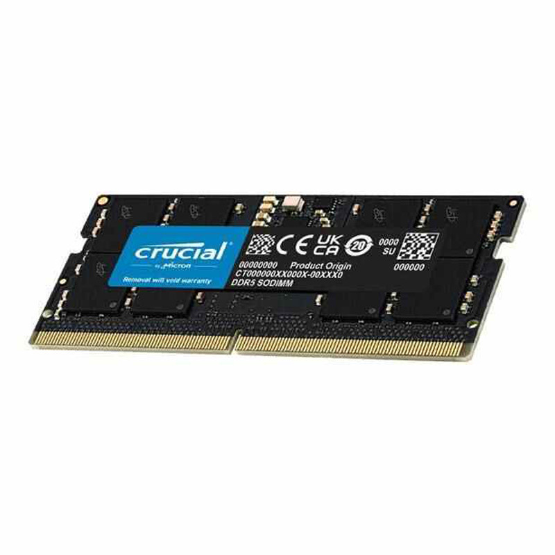 رم لپ تاپ DDR5 تک کاناله 4800 مگاهرتز CL40 کروشیال با ظرفیت 32 گیگابایت