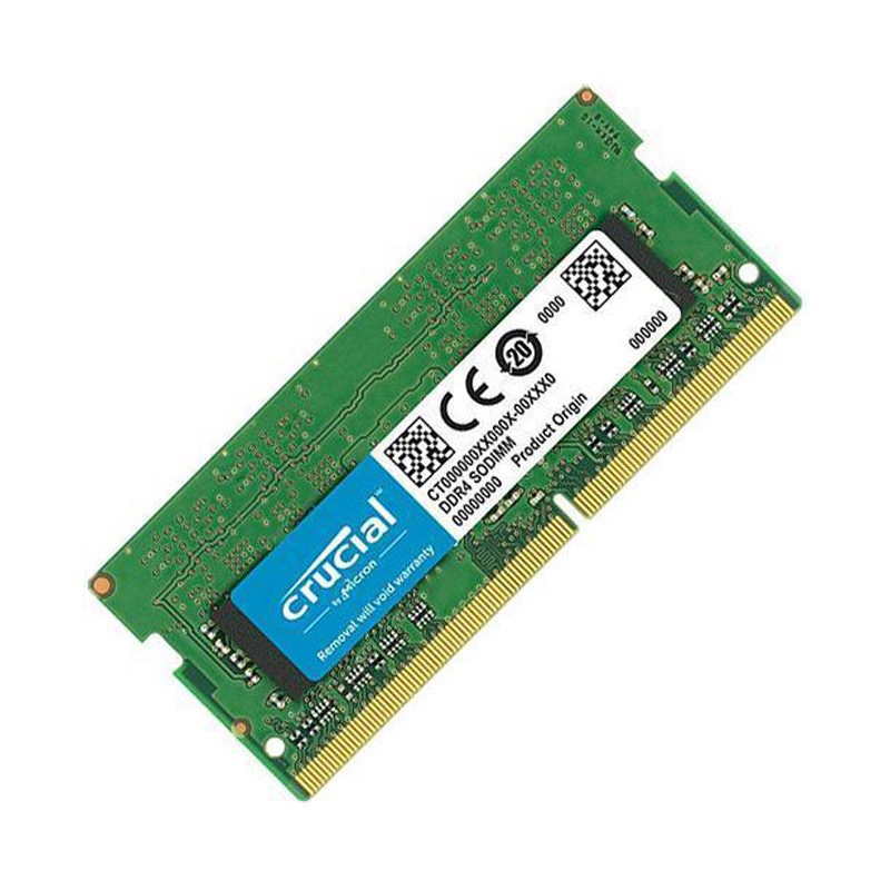 رم لپتاپ DDR4 تک کاناله 3200 مگاهرتز CL22 کروشیال در ظرفیت 32 گیگابایت