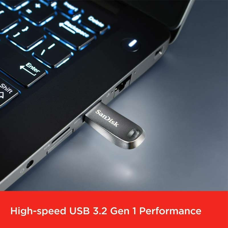 فلش مموری USB 3.2 سن دیسک مدل Ultra Luxe با ظرفیت 512 گیگابایت