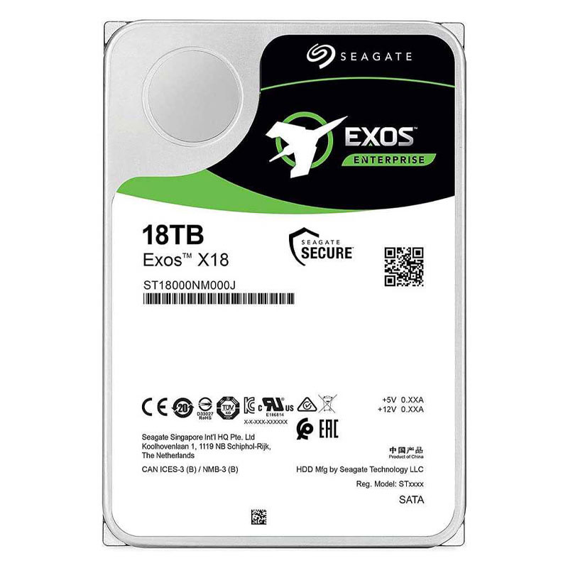 هارد اینترنال سیگیت سری EXOS X18 مدل ST18000NM000J ظرفیت 18 ترابایت