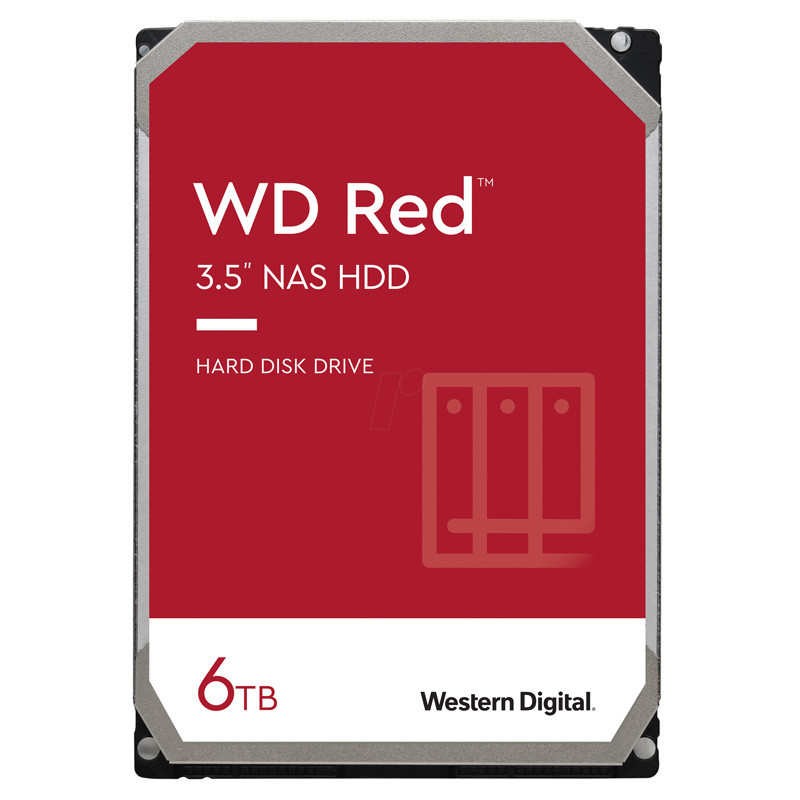 هارد اینترنال وسترن دیجیتال سری Red Plus مدل WD60EFZX با ظرفیت 6 ترابایت