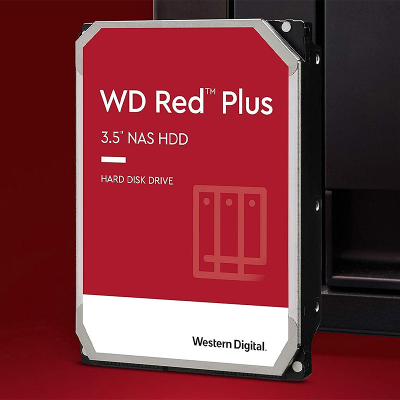 هارد اینترنال وسترن دیجیتال سری Red Plus مدل WD80EFPX با ظرفیت 8 ترابایت