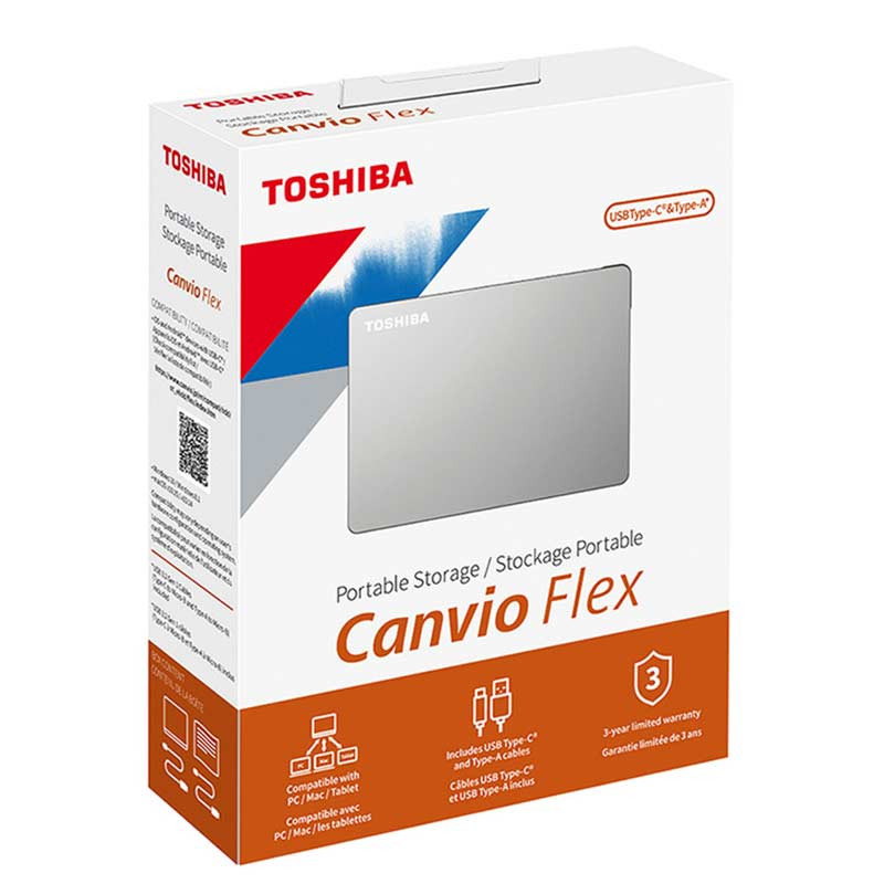 هارد اکسترنال توشیبا مدل Canvio Flex با ظرفیت 2 ترابایت