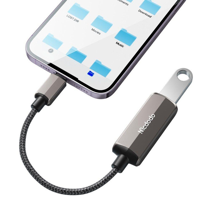 مبدل درگاه لایتنینگ و USB به کانکتور لایتنینگ مک دودو مدل CA-2690