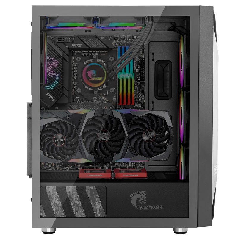 کیس کامپیوتر گرین مدل GRIFFIN G3 Plus