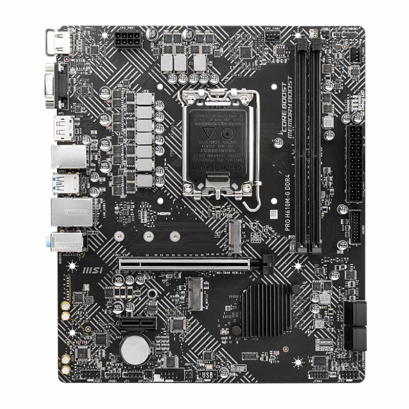 مادربرد ام اس آی مدل PRO H610M-G با سوکت پردازنده اینتل LGA 1700
