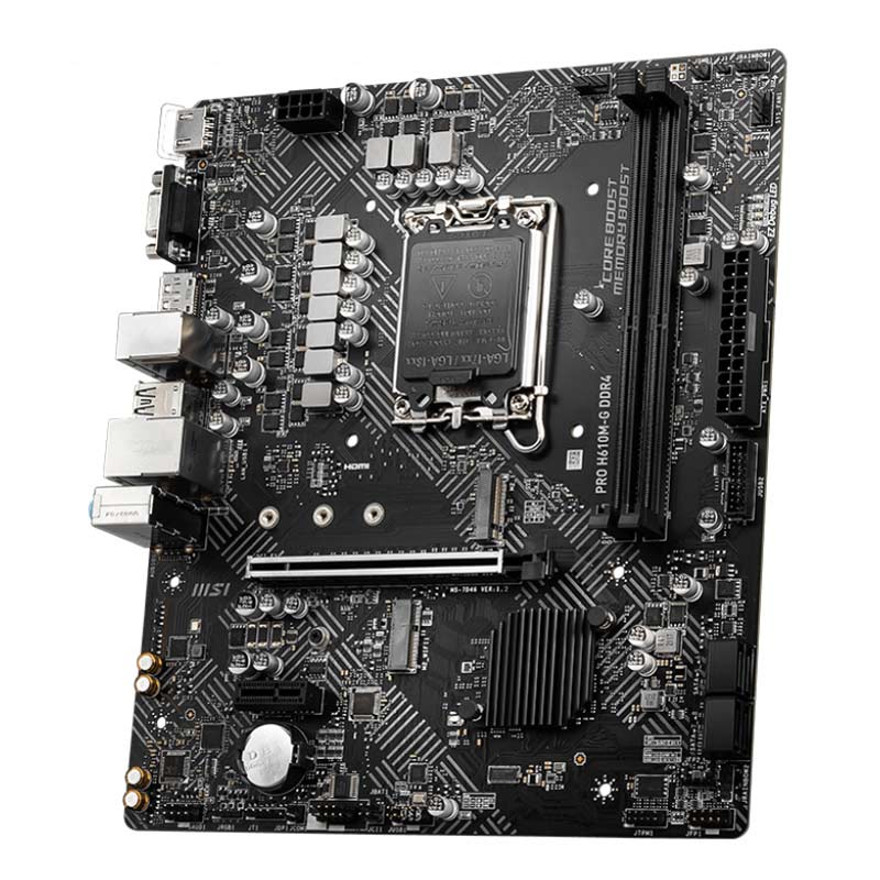 مادربرد ام اس آی مدل PRO H610M-G با سوکت پردازنده اینتل LGA 1700