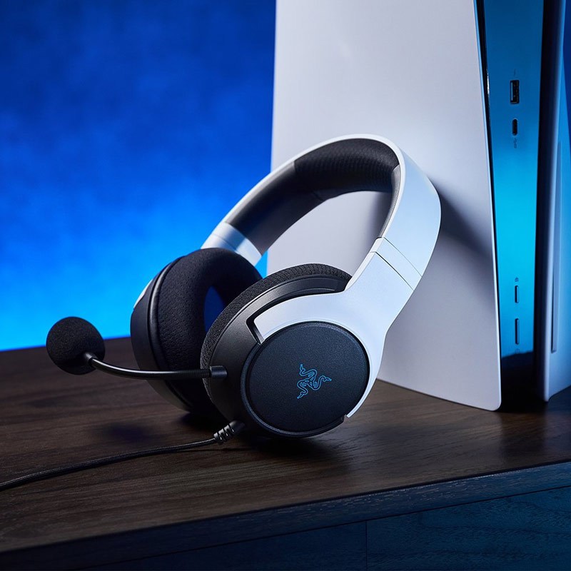 هدست گیمینگ سیم دار ریزر مدل Kaira X مناسب برای پلی استیشن