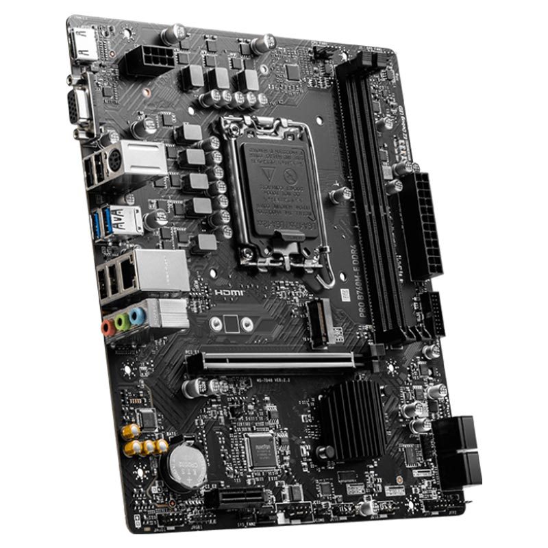 مادربرد MSI مدل B760M-E با حافظه DDR4