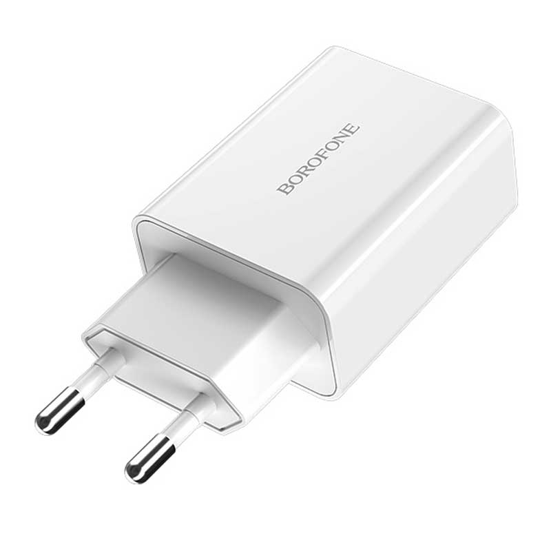 شارژر دیواری بروفون مدل BA-21 QC3 به همراه کابل تبدیل microUSB