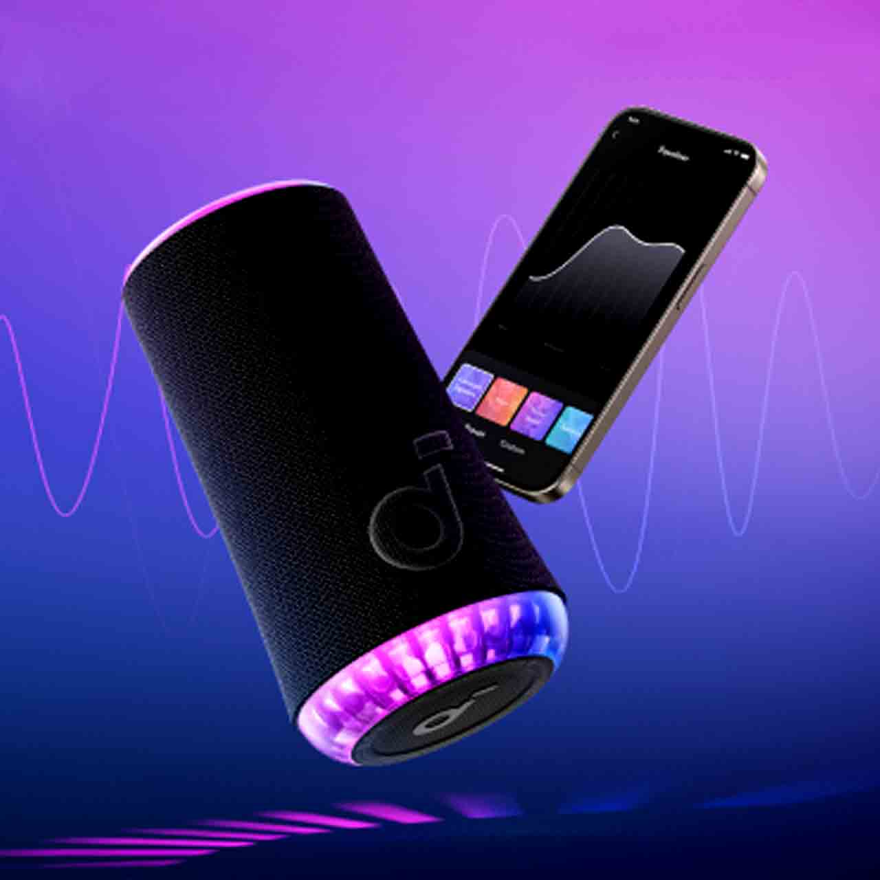 اسپیکر بلوتوثی انکر مدل Soundcore GLOW A3166