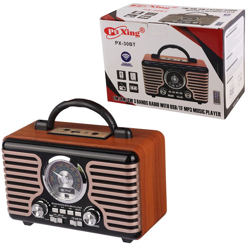 اسپیکر رادیویی بی سیم قابل حمل پوکسینگ مدل PX-30BT