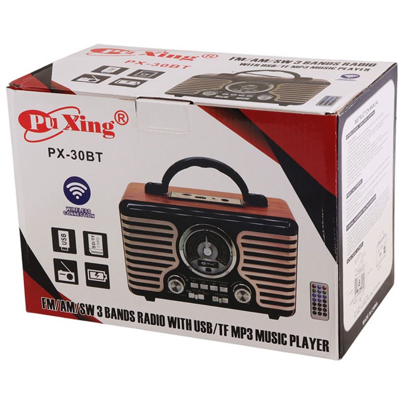 اسپیکر رادیویی بی سیم قابل حمل پوکسینگ مدل PX-30BT