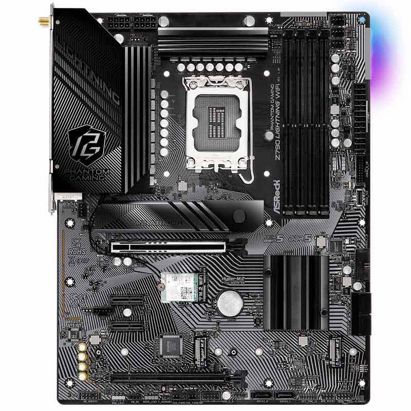 مادربرد ازراک مدل Z790 Lightning WiFi DDR5 با سوکت پردازنده LGA 1700