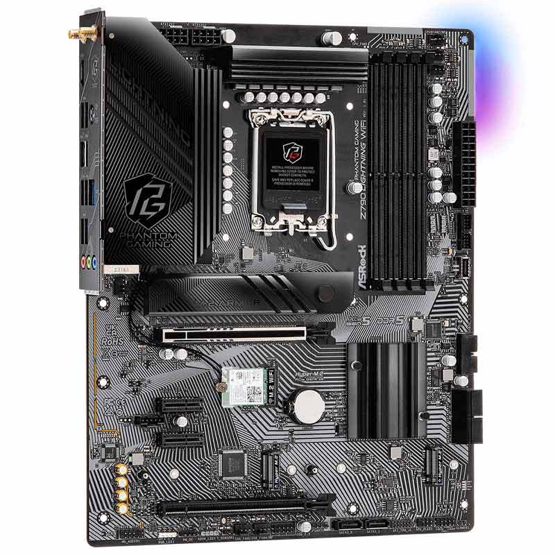 مادربرد ازراک مدل Z790 Lightning WiFi DDR5 با سوکت پردازنده LGA 1700