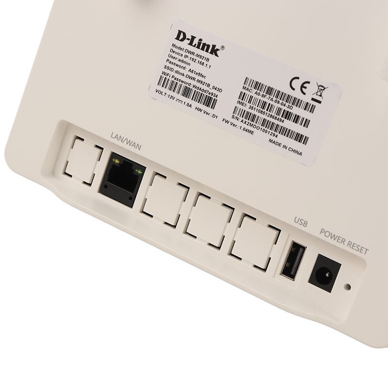 مودم روتر سیمکارتی 4G LTE دی لینک مدل DWR-M921B با سرعت 300 مگابیت بر ثانیه