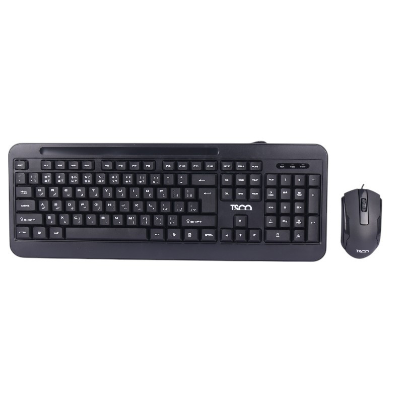 ست کیبورد و موس با سیم تسکو مدل TKM 8056