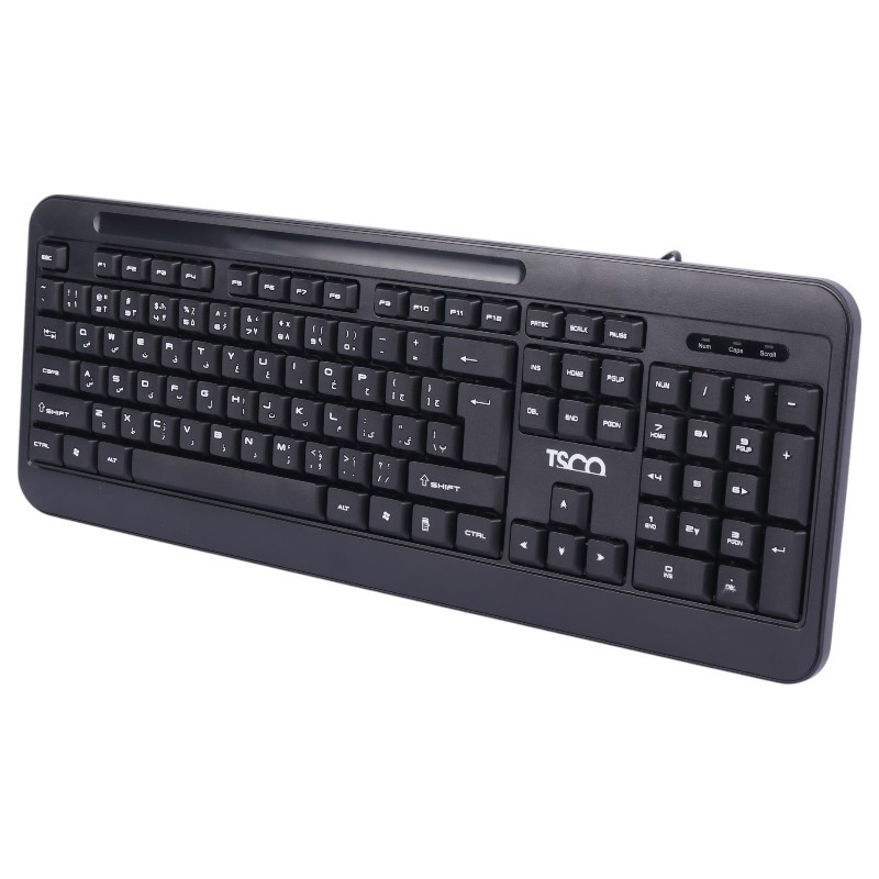 ست کیبورد و موس با سیم تسکو مدل TKM 8056
