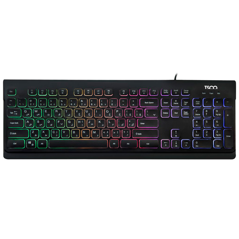 کیبورد با سیم تسکو مدل TK8031