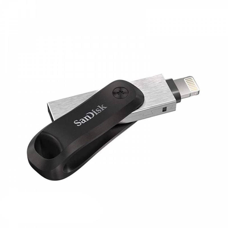 فلش مموری آیفونی و USB3.0 سن دیسک مدل iXpand Go ظرفیت 64 گیگابایت