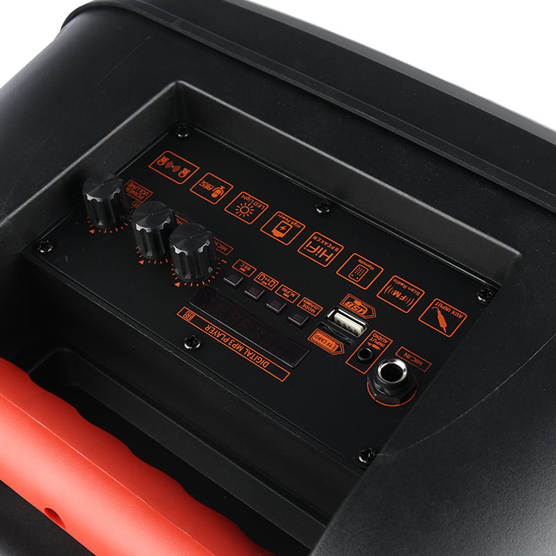 اسپیکر بی سیم قابل حمل ایکس پی پروداکت مدل XP-M1219A همراه با میکروفن و ریموت کنترل