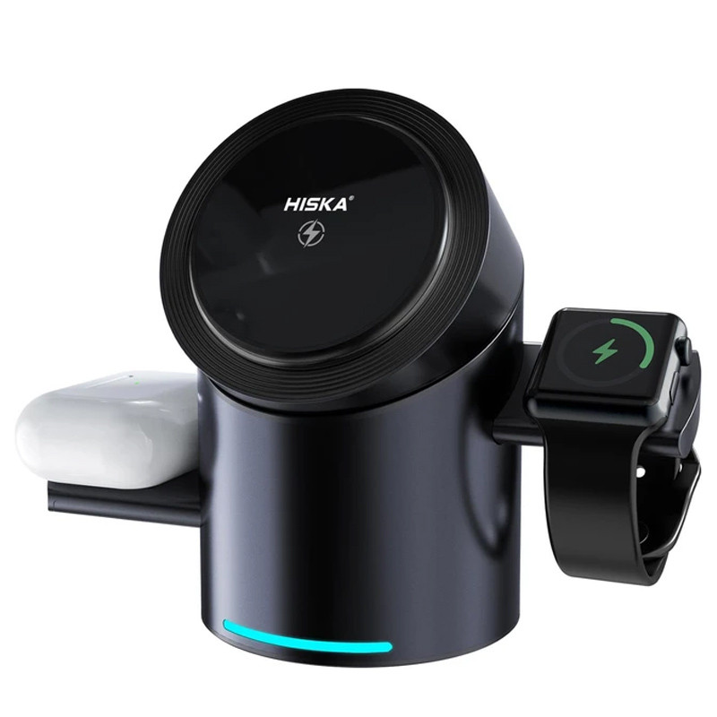 شارژر وایرلس و استند فست شارژ هیسکا مدل HR-16