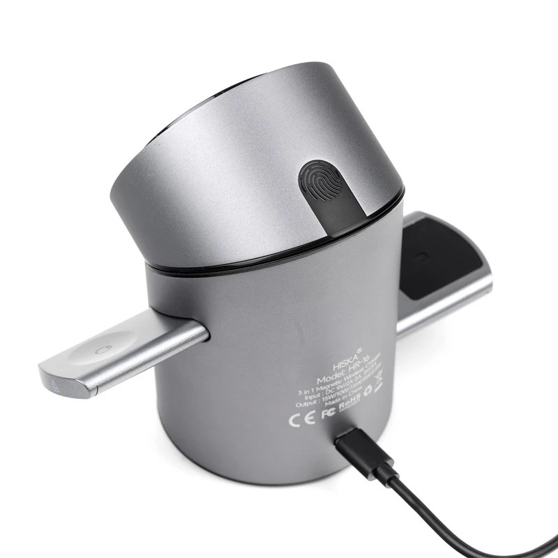شارژر وایرلس و استند فست شارژ هیسکا مدل HR-16