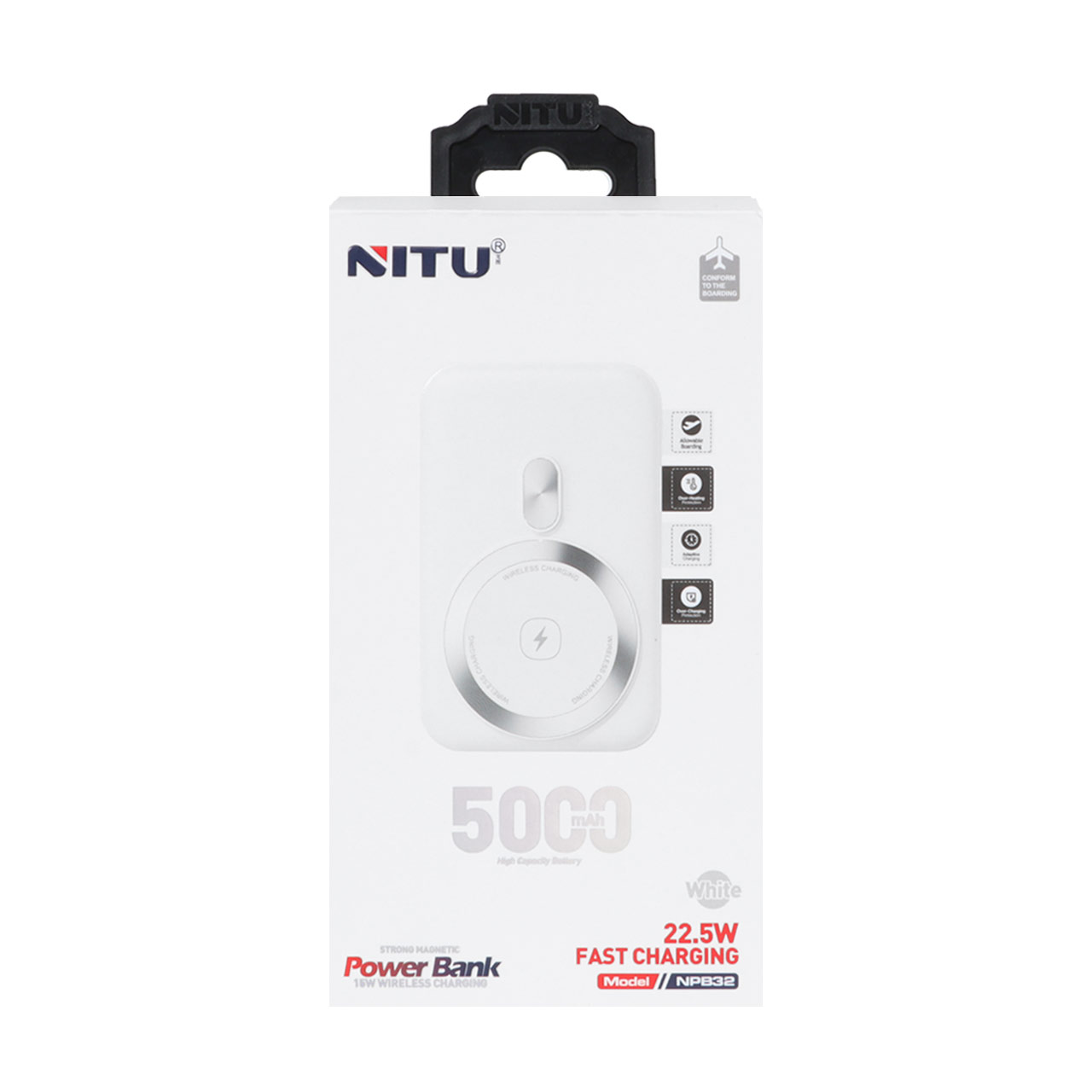 پاوربانک نیتو مدل NPB32 22.5W ظرفیت 5000 میلی آمپر