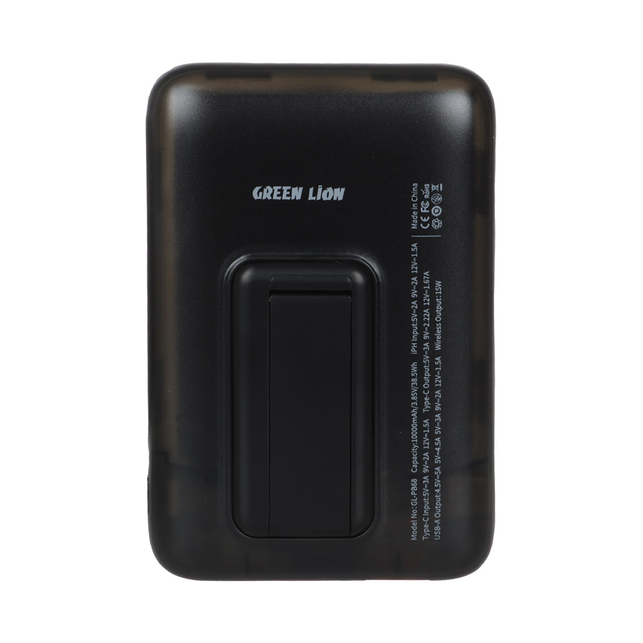 پاوربانک گرین لاین مدل GNLUMGPB10BK 20W ظرفیت 10000 میلی آمپر