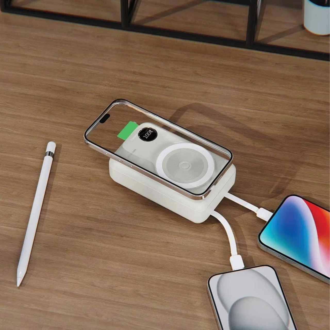پاوربانک گرین لاین مدل GNM8GINPB20BG 20W ظرفیت 20000 میلی آمپر