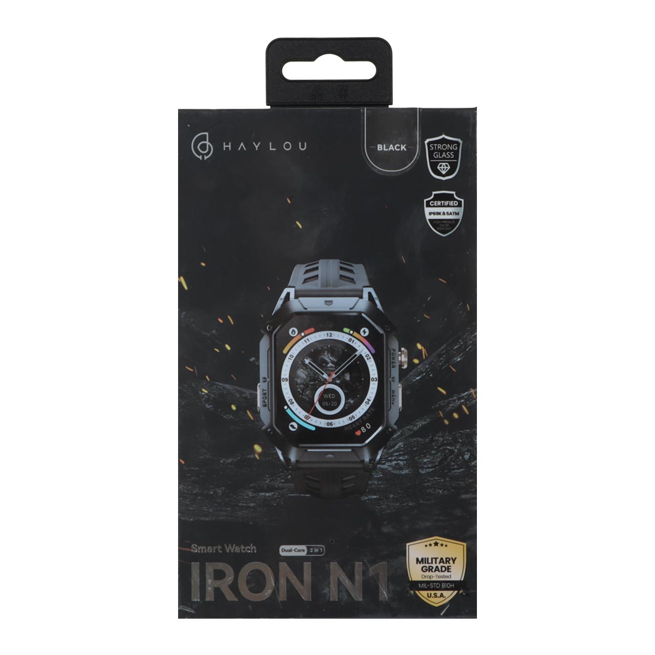 ساعت هوشمند شیائومی مدل Haylou Iron N1 Smart Watch