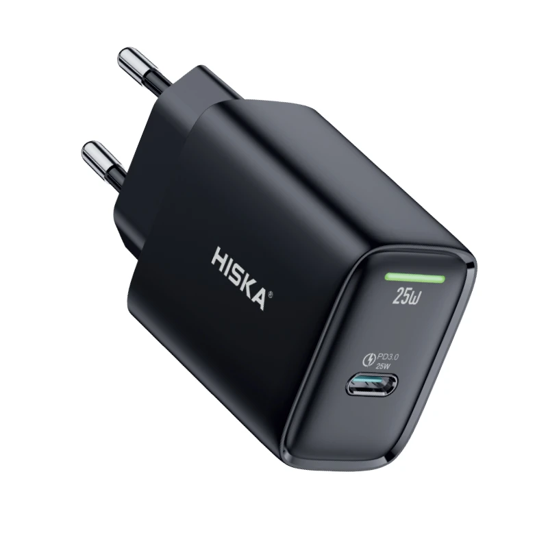 شارژر دیواری هیسکا مدل HISKA GAN H127 با توان خروجی 25 وات