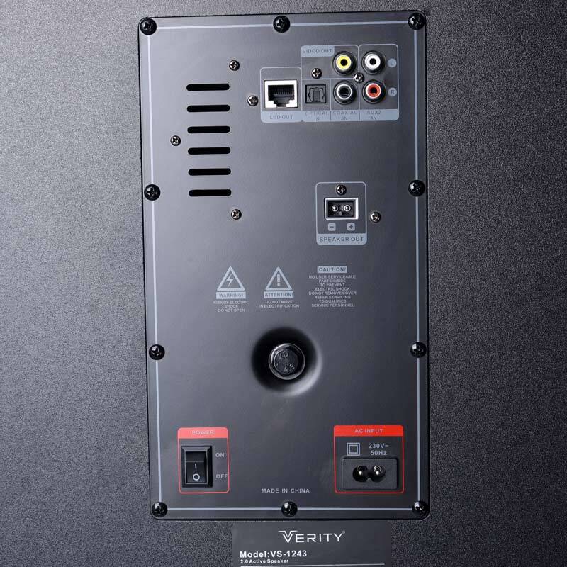اسپیکر خانگی ایستاده وریتی مدل VS-1243 به همراه میکروفون و ریموت کنترل