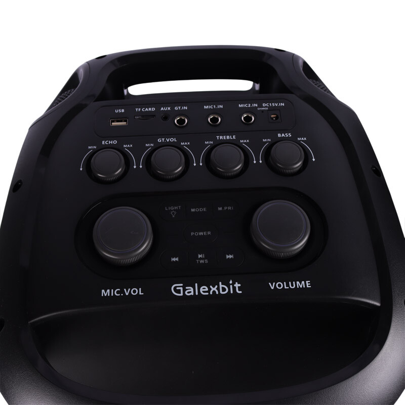 اسپیکر چمدانی بلوتوثی گلکس بیت مدل GS-61 به همراه میکروفون و ریموت کنترل