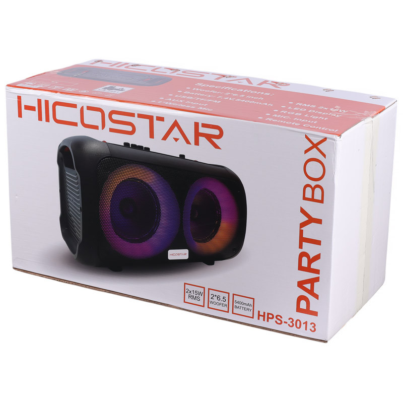 اسپیکر بلوتوثی هایکو استار مدل Party Box HPS-3013