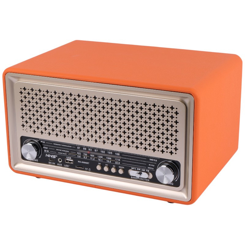 اسپیکر رادیویی بی سیم قابل حمل ان ان اس مدل NS-6690BT