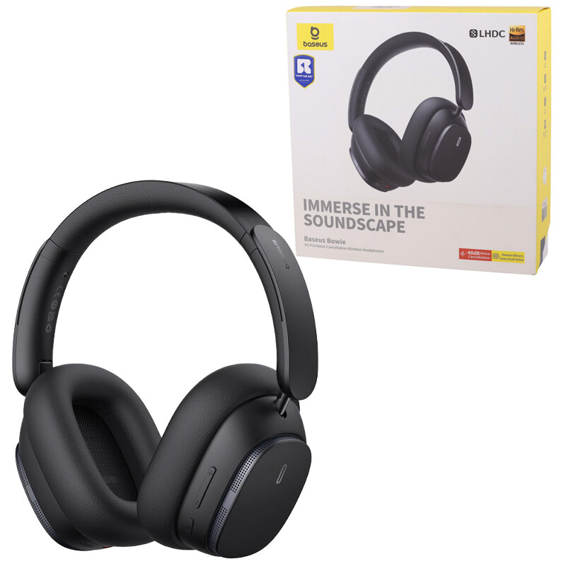 هدفون بلوتوثی باسئوس مدل Bowie H1 Pro A00050601113