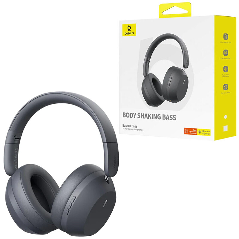 هدفون بلوتوثی باسئوس مدل Bass 35 Max A00070800221
