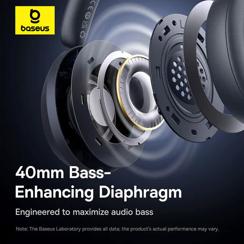 هدفون بلوتوثی باسئوس مدل Bass 35 Max A00070800221