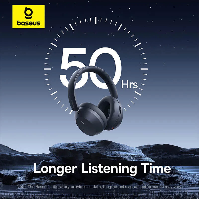 هدفون بلوتوثی باسئوس مدل Bass 35 Max A00070800221