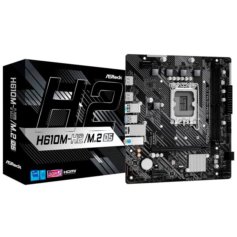 مادربرد ازراک مدل H610M-H2/M.2 DDR5 با سوکت پردازنده LGA 1700