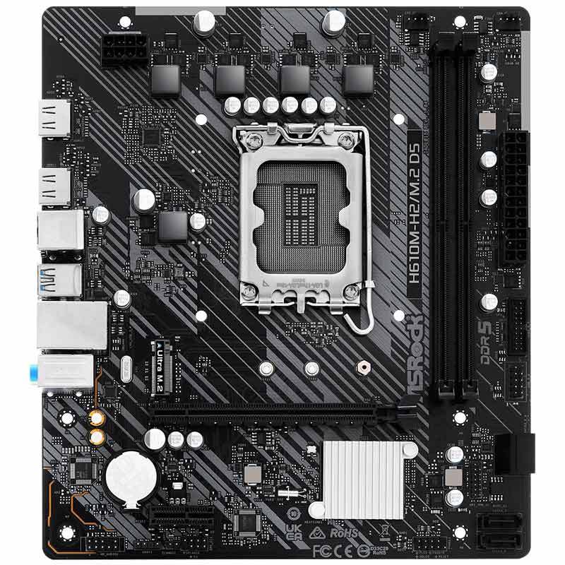 مادربرد ازراک مدل H610M-H2/M.2 DDR5 با سوکت پردازنده LGA 1700