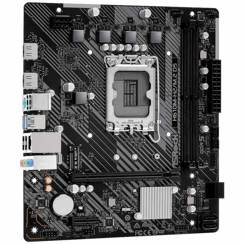مادربرد ازراک مدل H610M-H2/M.2 DDR5 با سوکت پردازنده LGA 1700