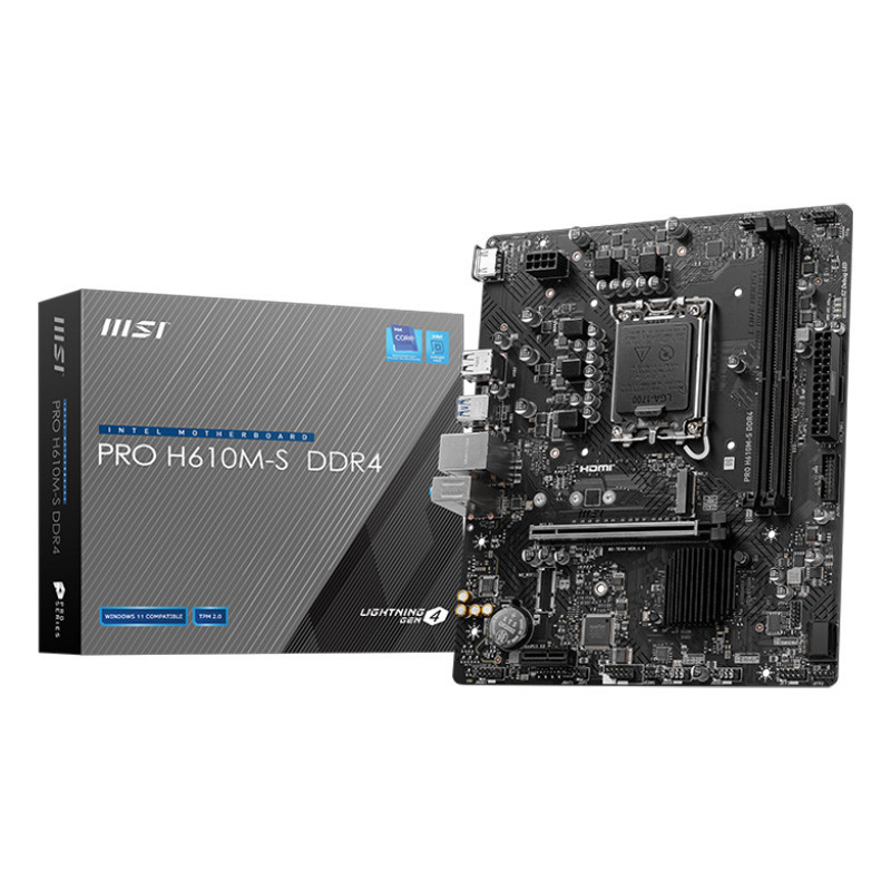 مادربرد ام اس آی مدل PRO H610M-S با سوکت پردازنده اینتل LGA 1700