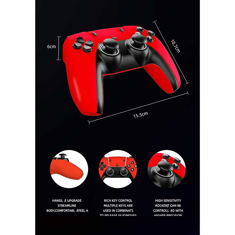 کنسول بازی گیم استیک مدل Game TV Stick G1 10K 16GB Dual به همراه دو دسته