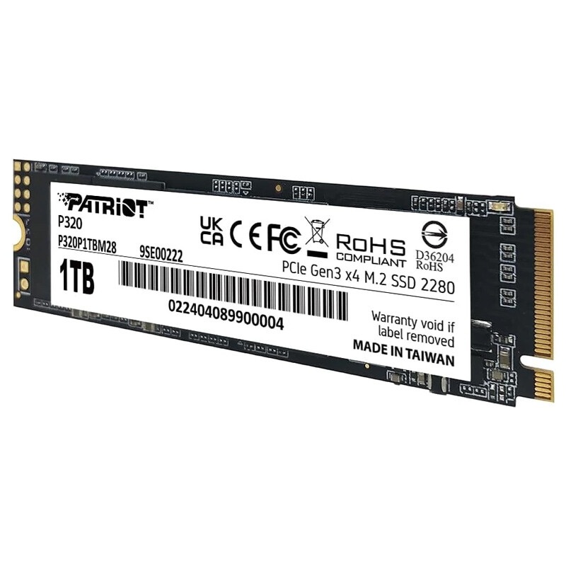 حافظه SSD اینترنال پاتریوت مدل P320 ظرفیت ۱ ترابایت
