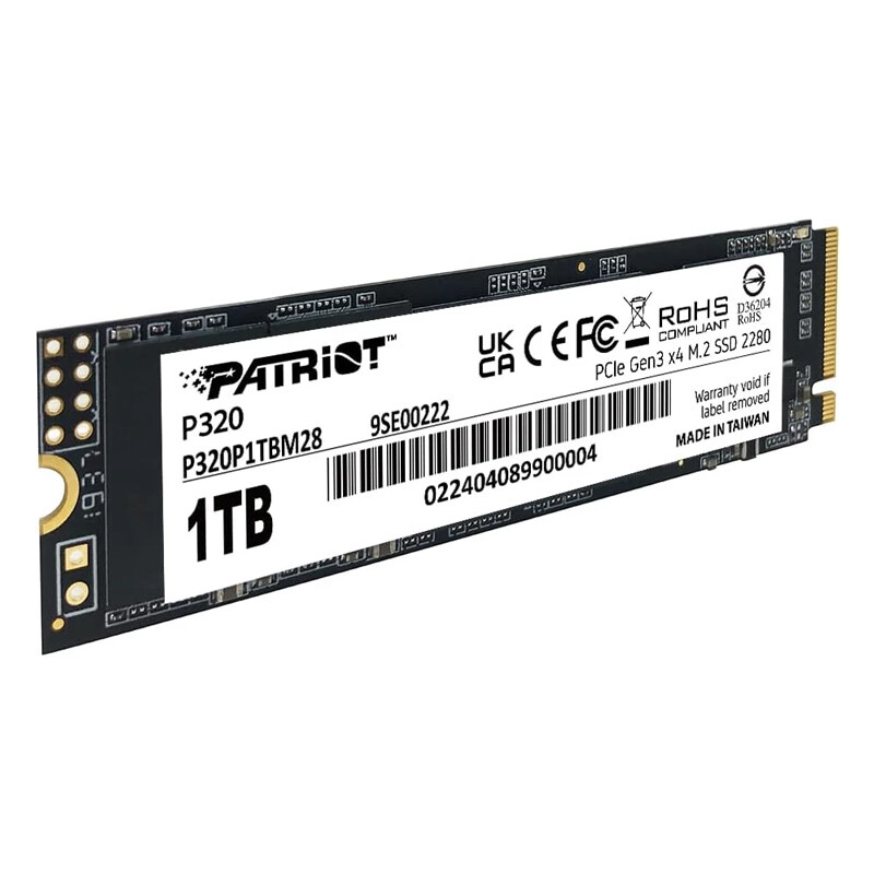حافظه SSD اینترنال پاتریوت مدل P320 ظرفیت ۱ ترابایت