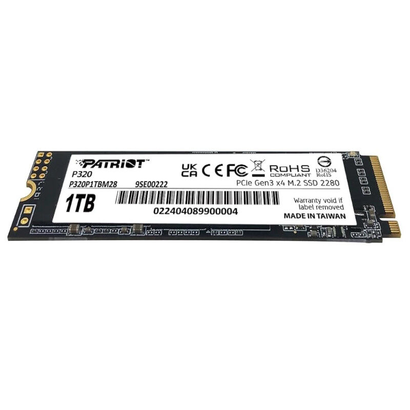 حافظه SSD اینترنال پاتریوت مدل P320 ظرفیت ۱ ترابایت