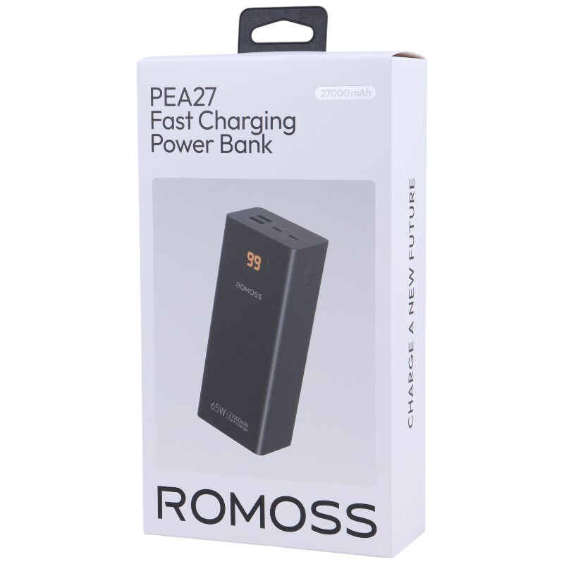 پاور بانک فست شارژ روموس PEA27-282 PD 65W با ظرفیت 27000 میلی آمپر ساعت